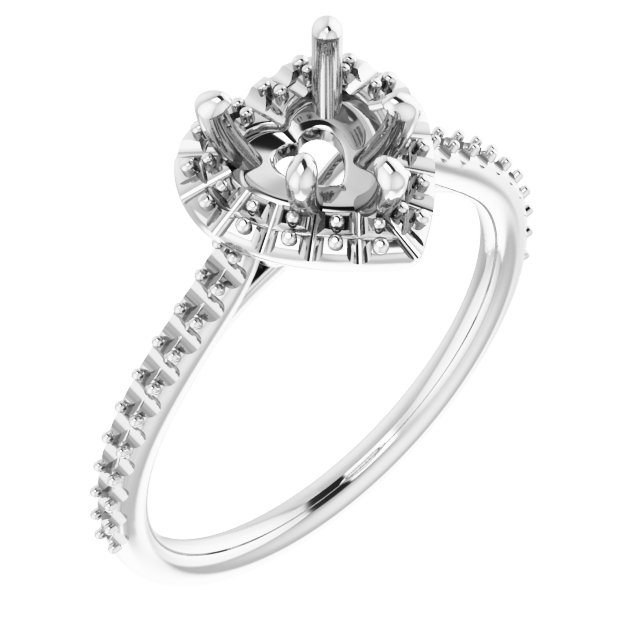 Halo-Style Engagement Ring