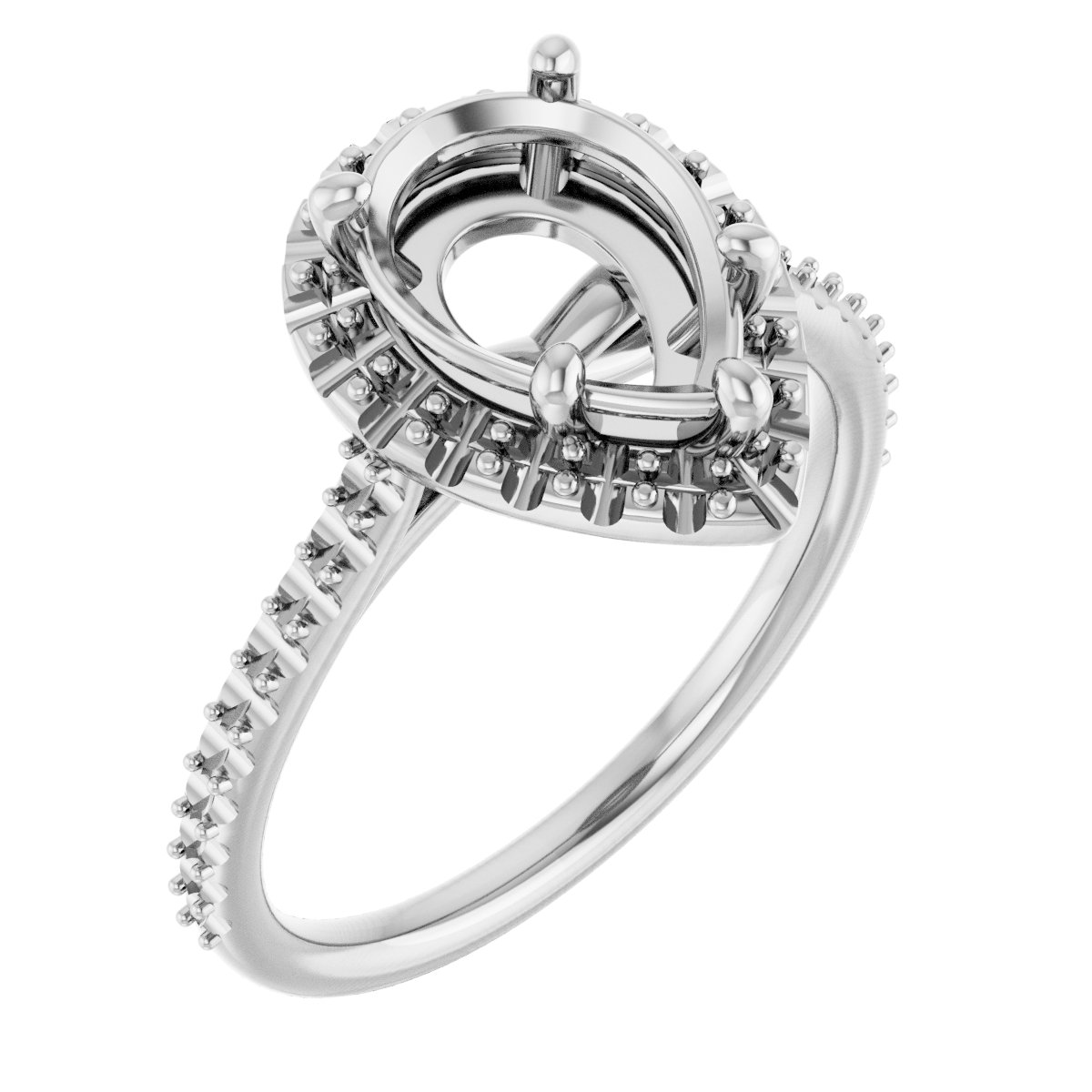 Halo-Style Engagement Ring