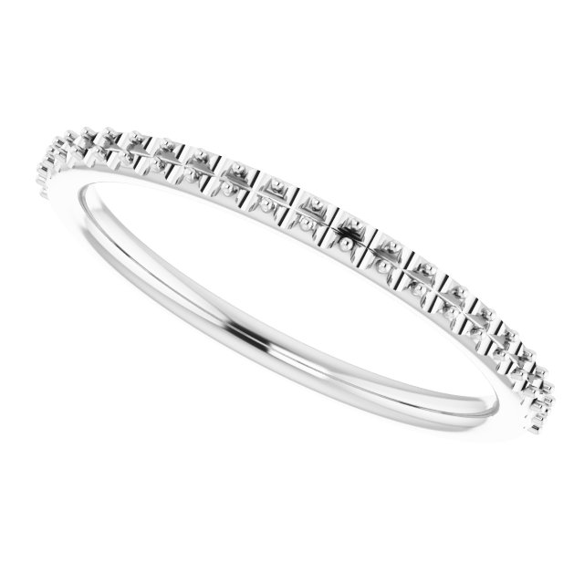 Band Mounting for 5x5 mm Heart Ring view 5