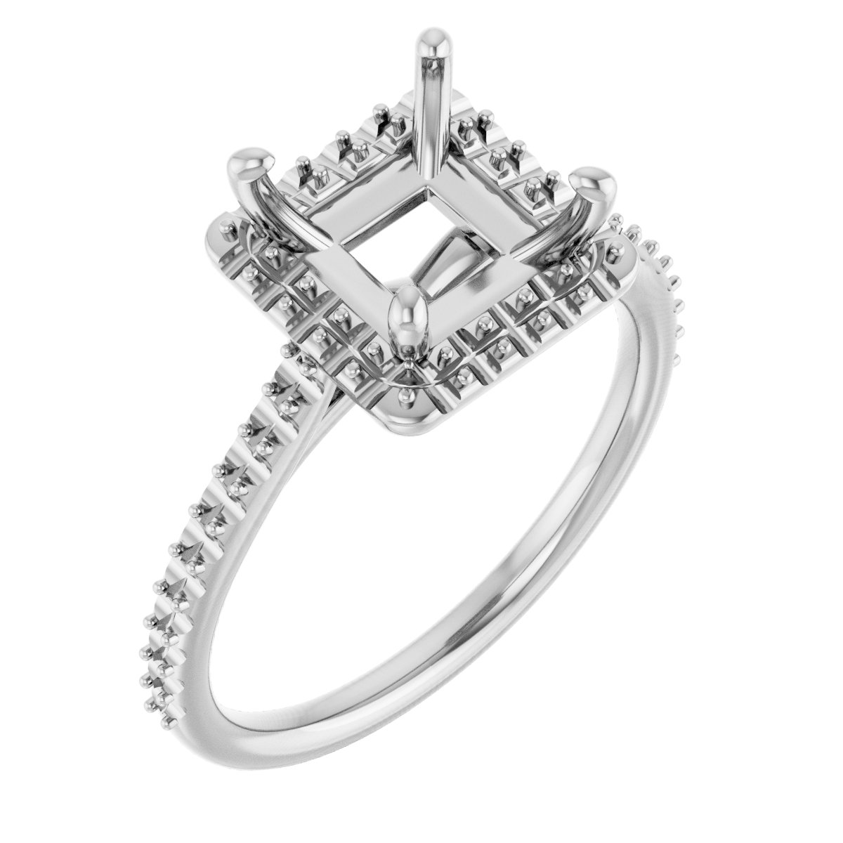 Halo-Style Engagement Ring