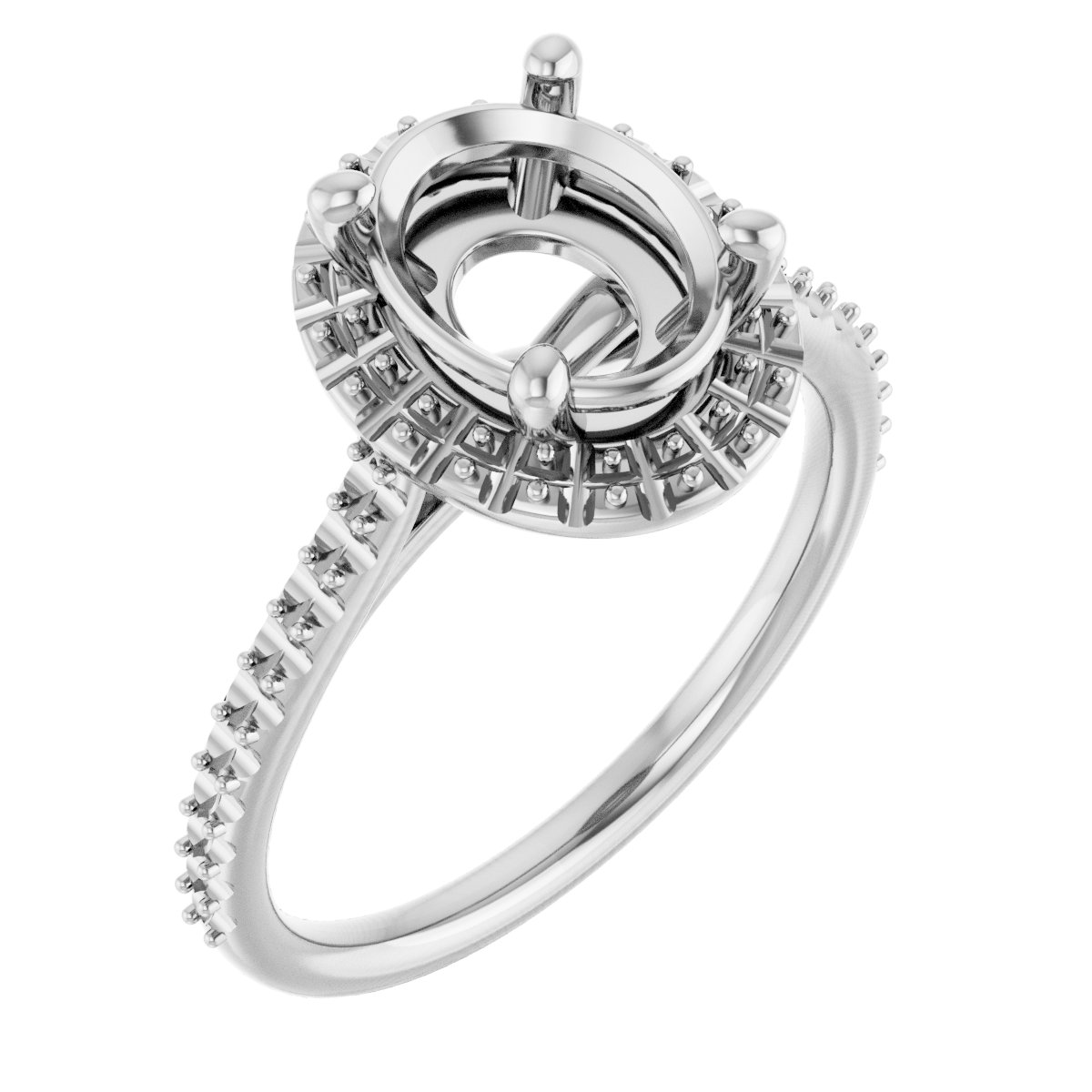 Halo-Style Engagement Ring