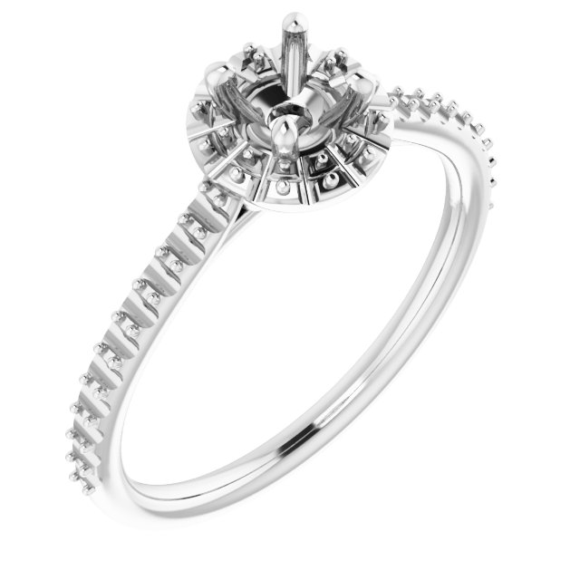 Halo-Style Engagement Ring
