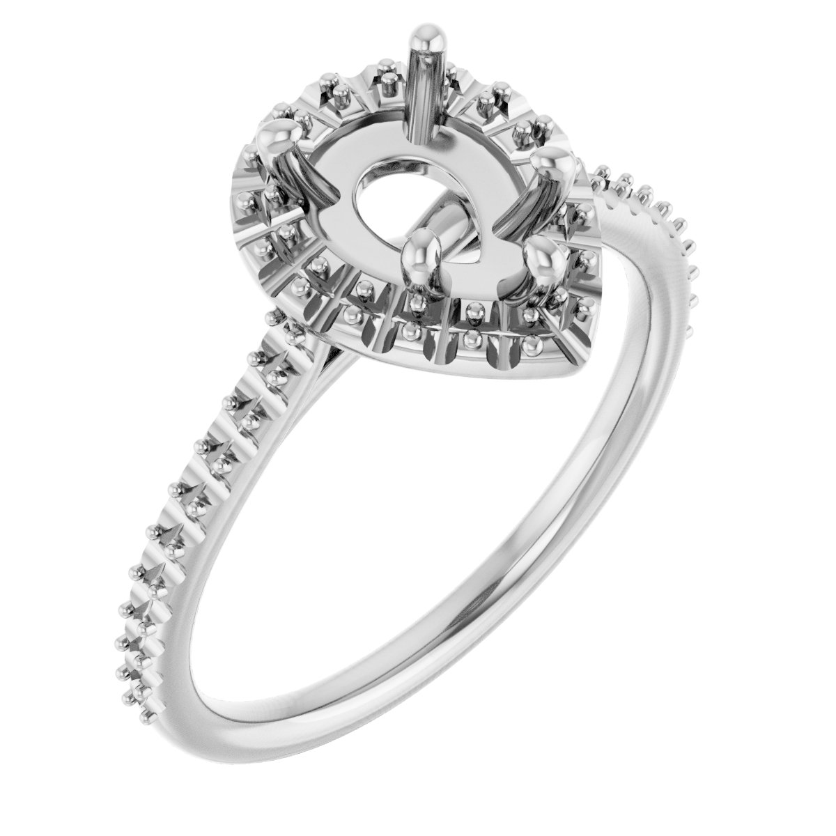 Halo-Style Engagement Ring