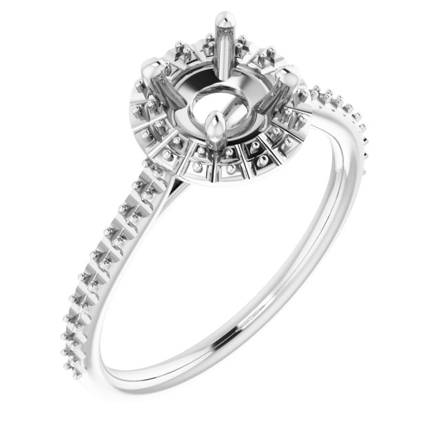 Halo-Style Engagement Ring