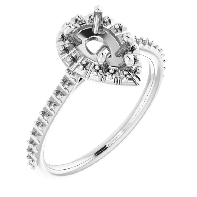Halo-Style Engagement Ring