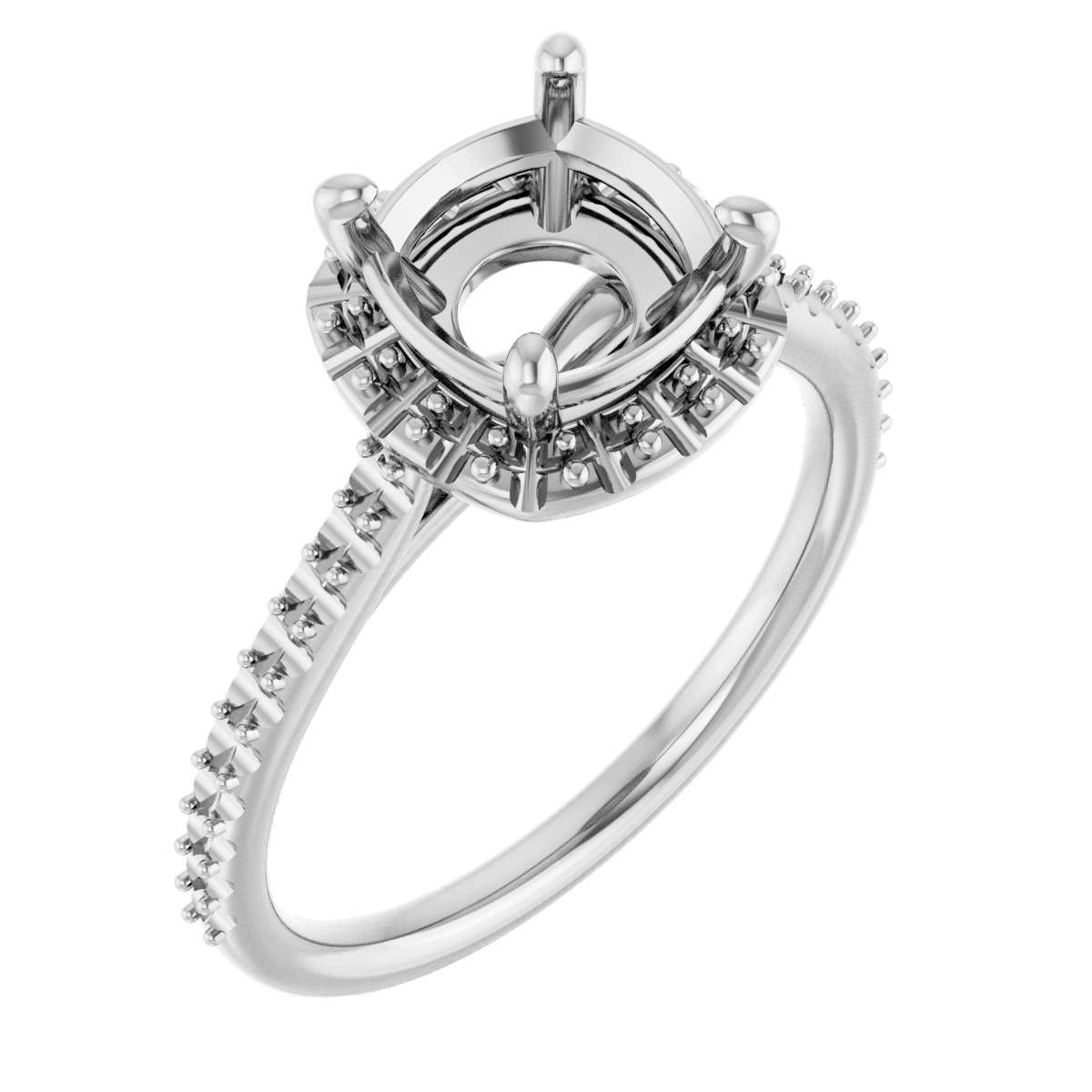 Halo-Style Engagement Ring