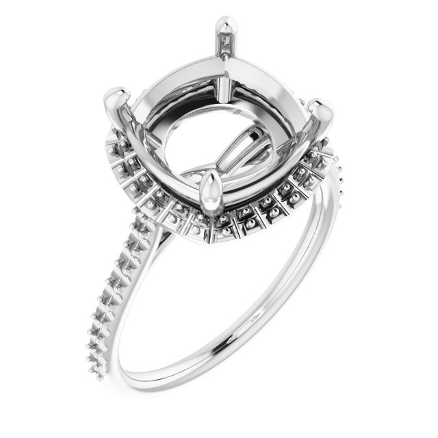 Halo-Style Engagement Ring