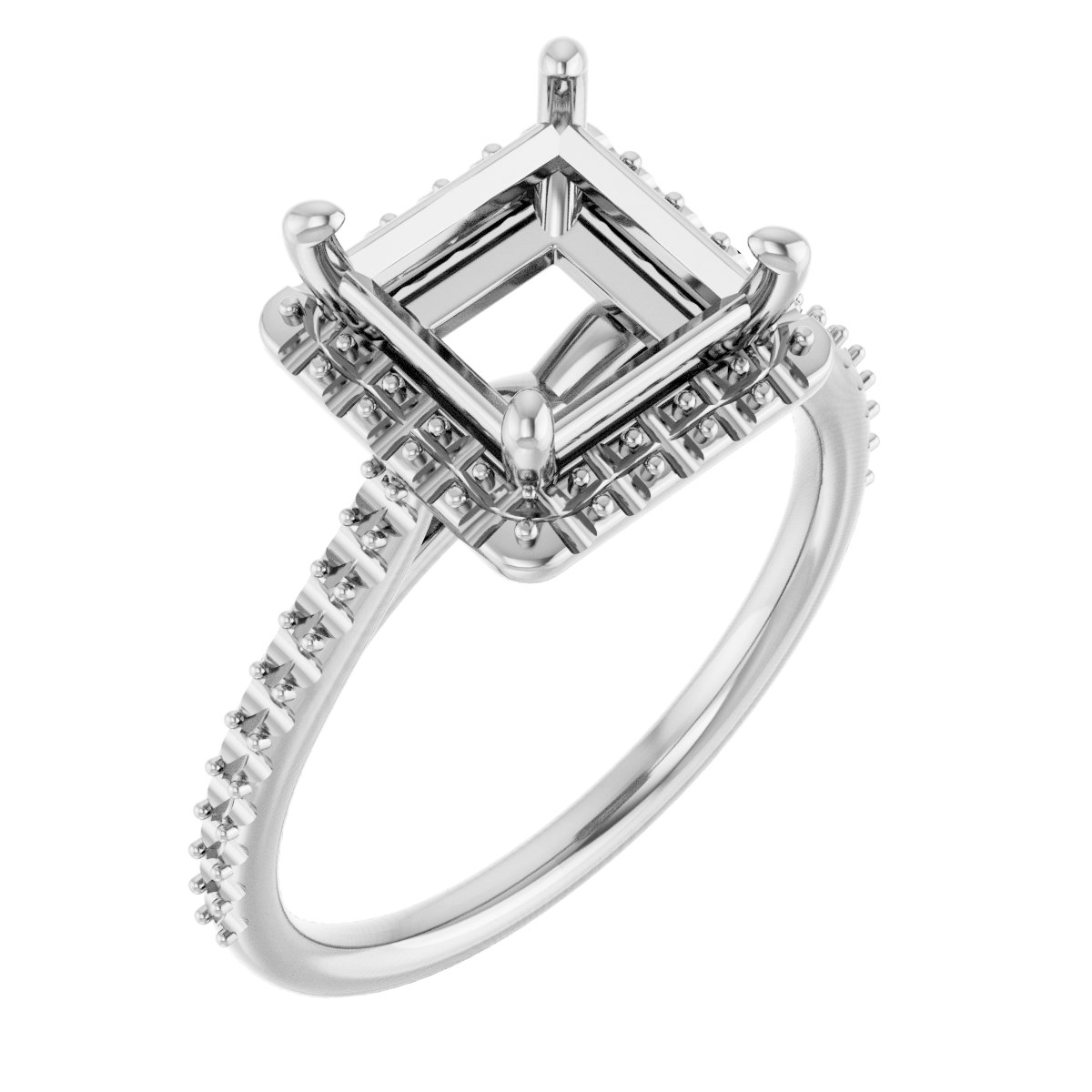 Halo-Style Engagement Ring