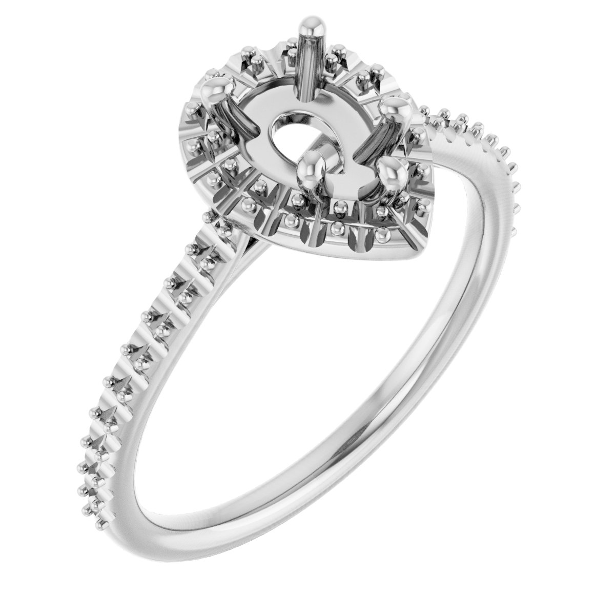 Halo-Style Engagement Ring