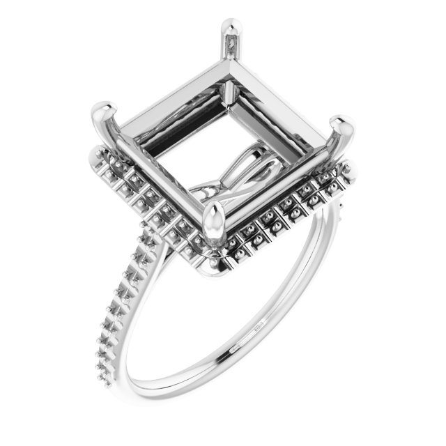 Halo-Style Engagement Ring