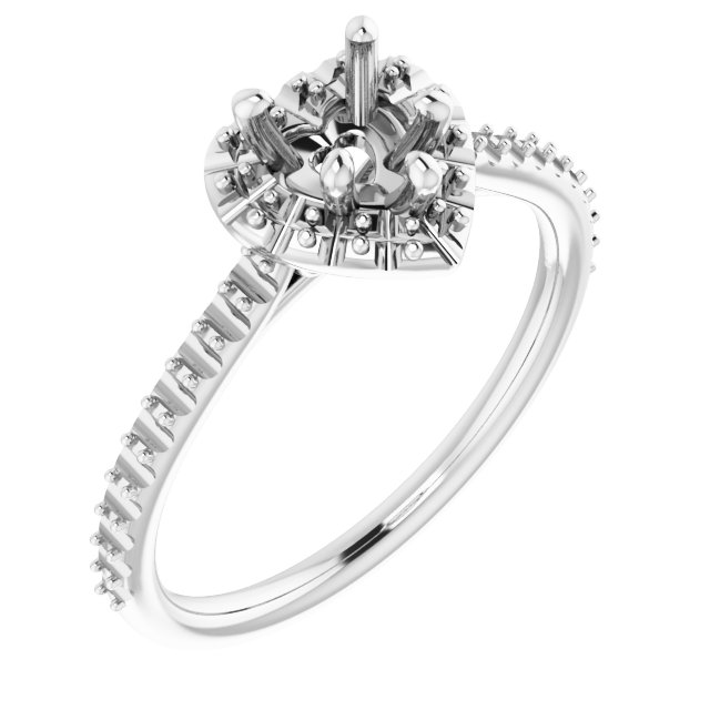 Halo-Style Engagement Ring