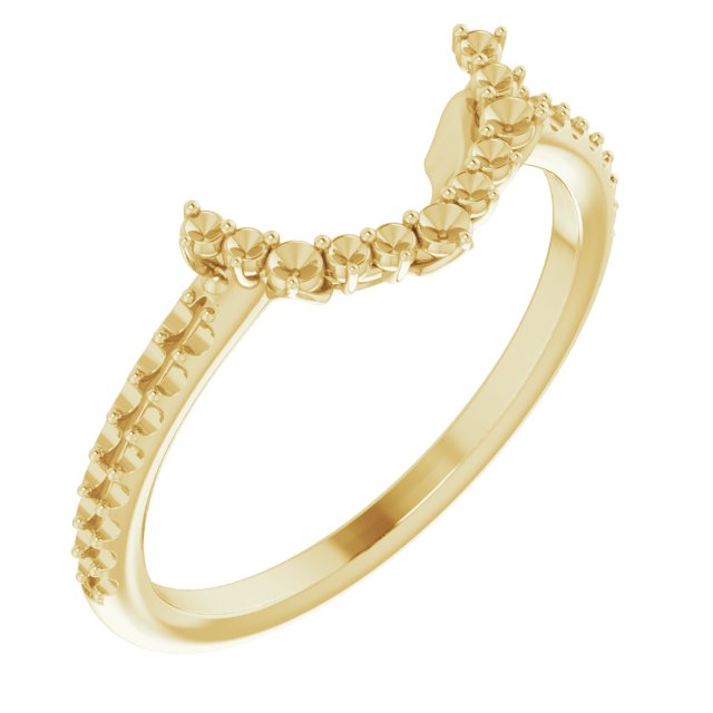 14K Yellow 1/5 CTW Natural Diamond Band