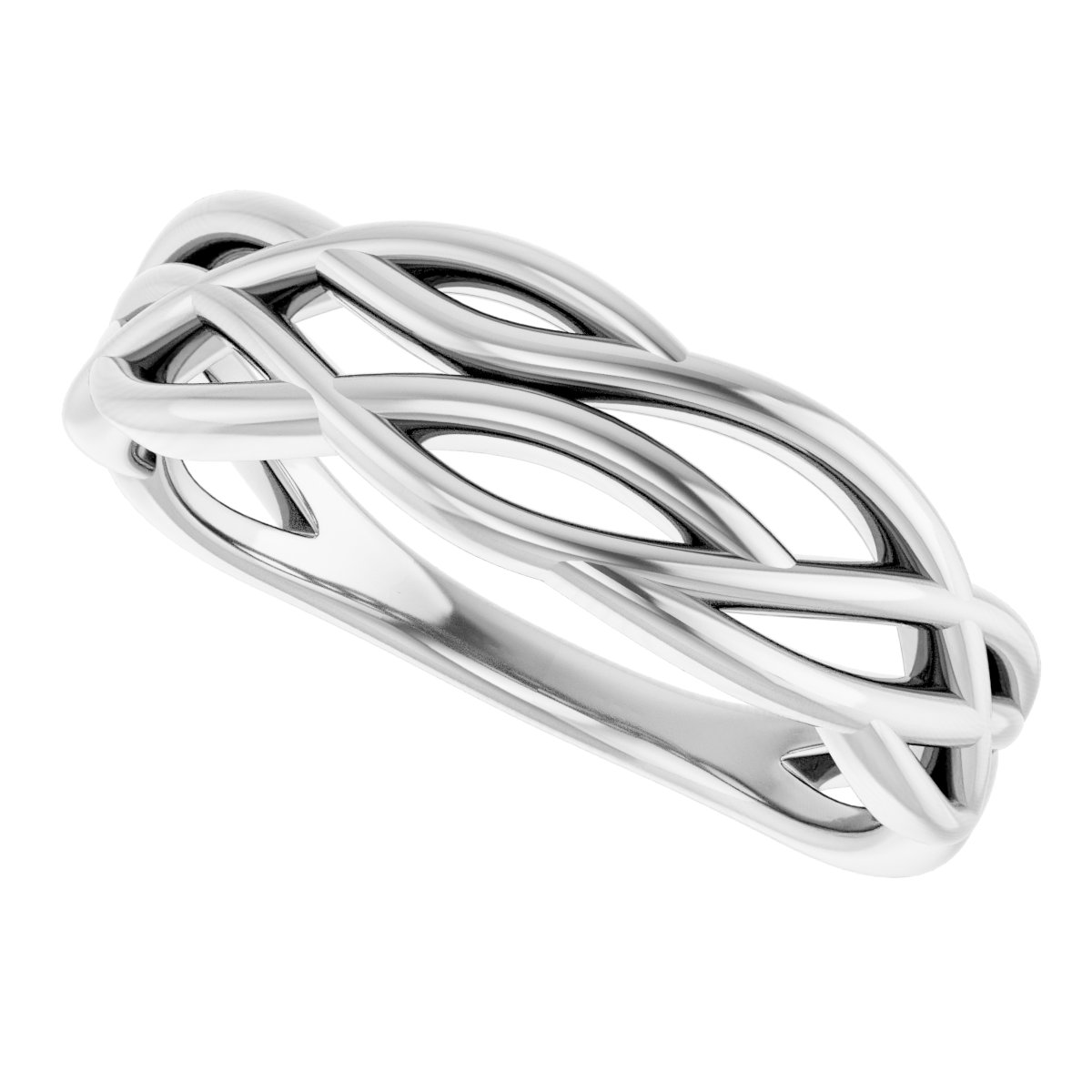 Sterling Silver Criss-Cross Ring