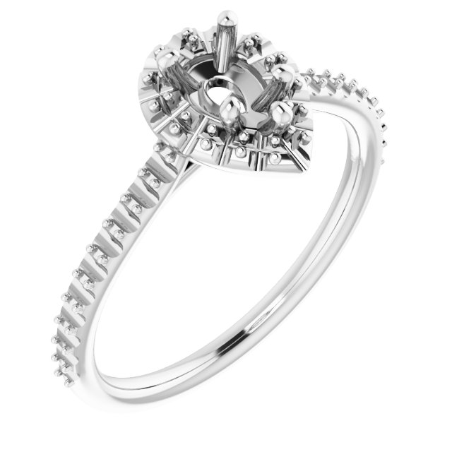 Halo-Style Engagement Ring