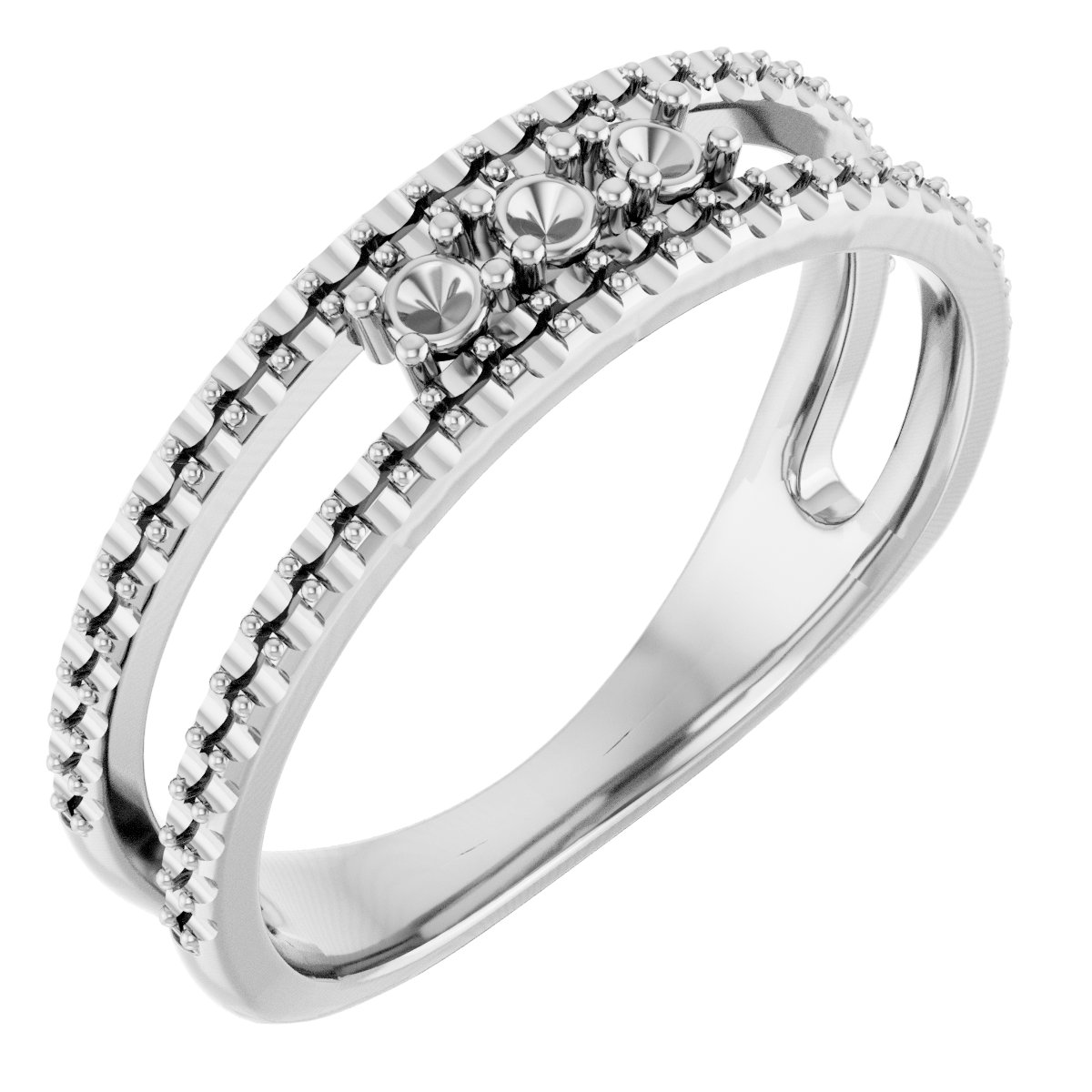 14K White 1/3 CTW Diamond Ring           