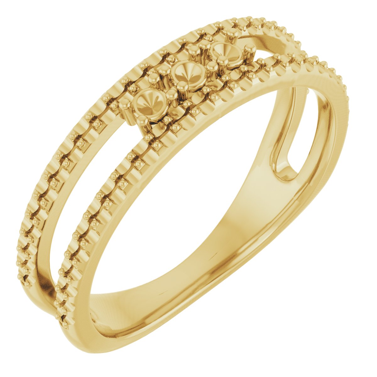 14K Yellow 1/3 CTW Diamond Ring           