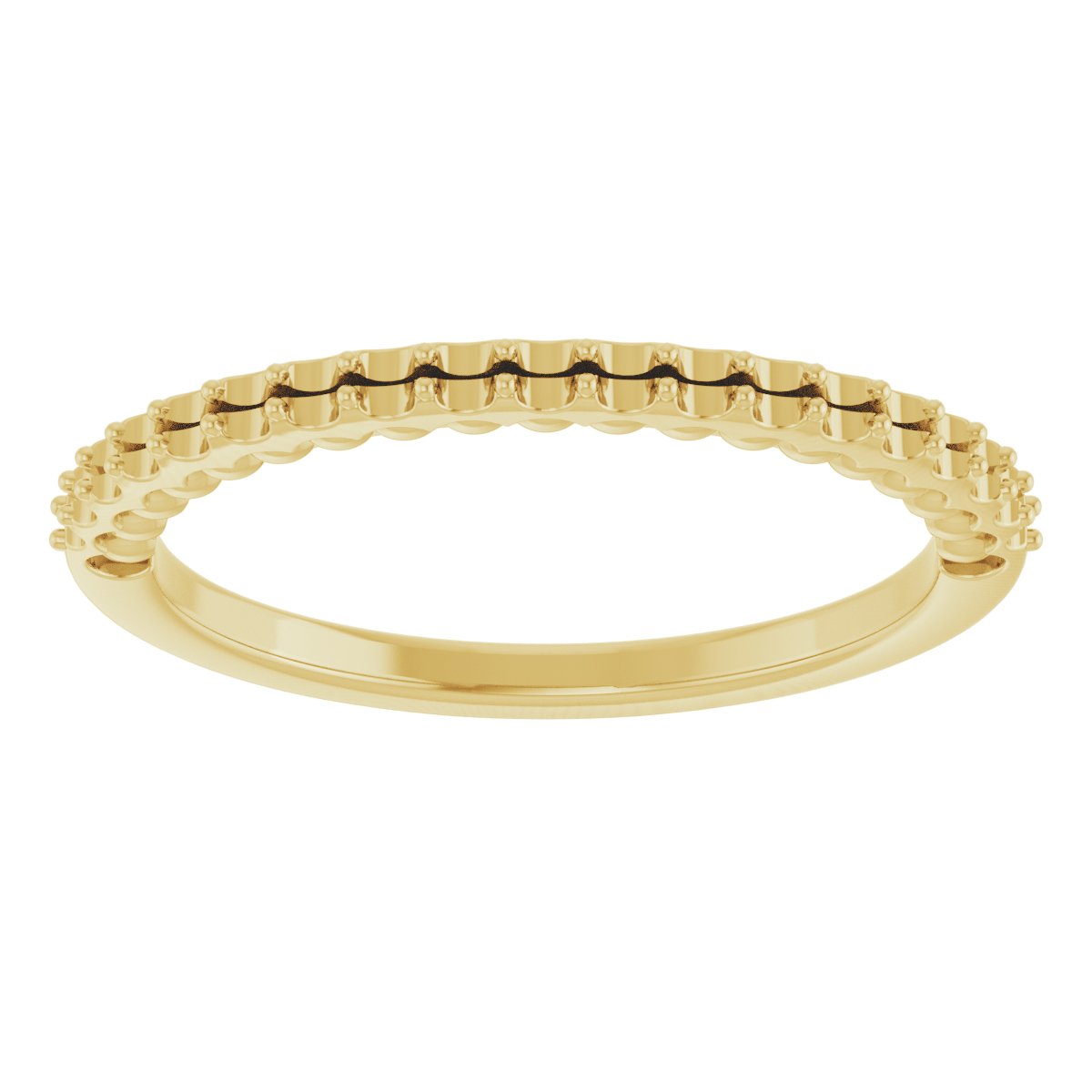 14K Yellow 1/5 CTW Diamond Band