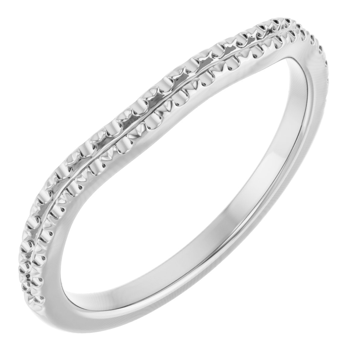 14K White 1/4 CTW Diamond Matching Band