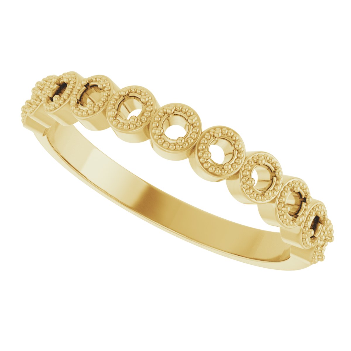 14K Yellow 1/6 CTW Diamond Anniversary Band 