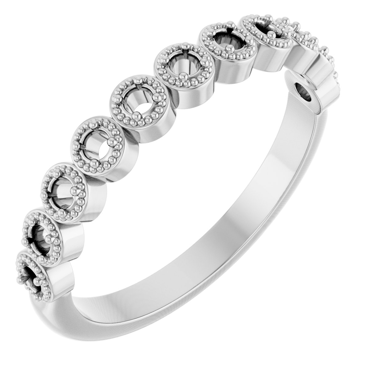 Platinum 1/6 CTW Diamond Anniversary Band 