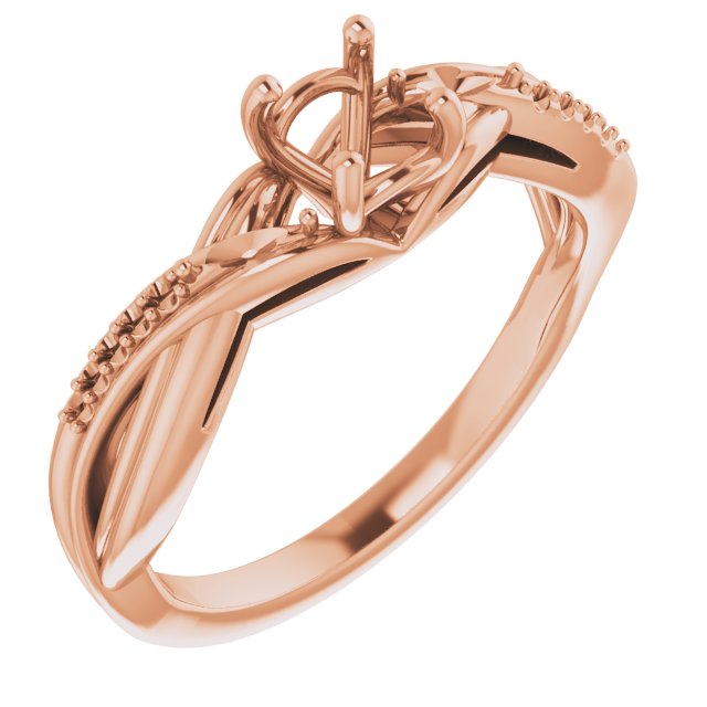 Accented Infinity-Inspired Engagement Ring or Band