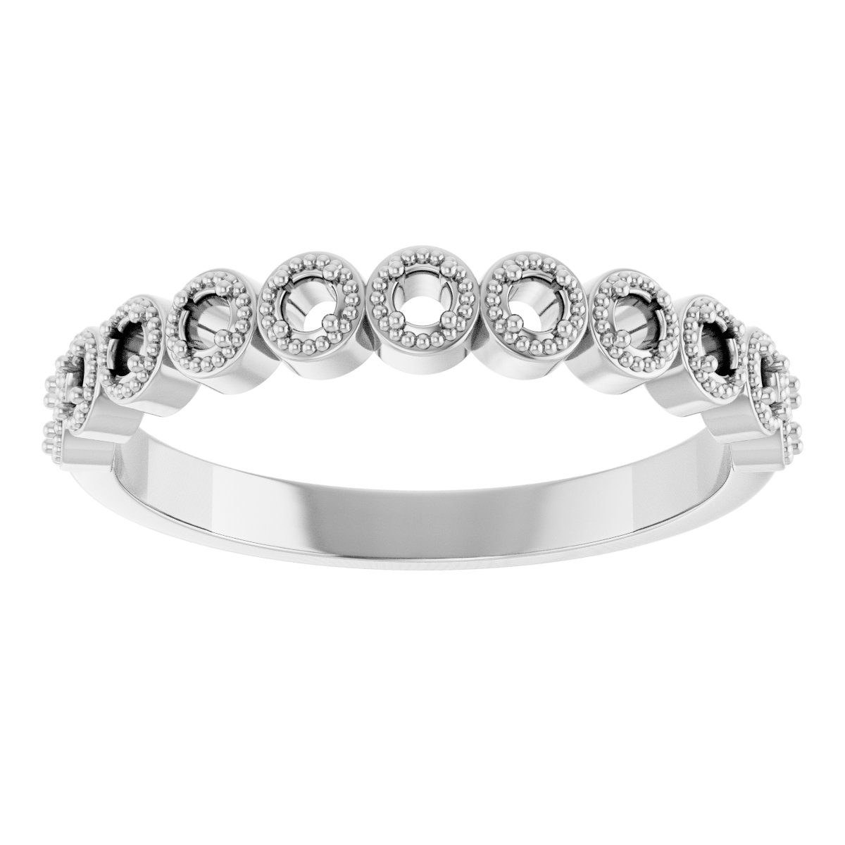 14K White 1/6 CTW Diamond Anniversary Band 