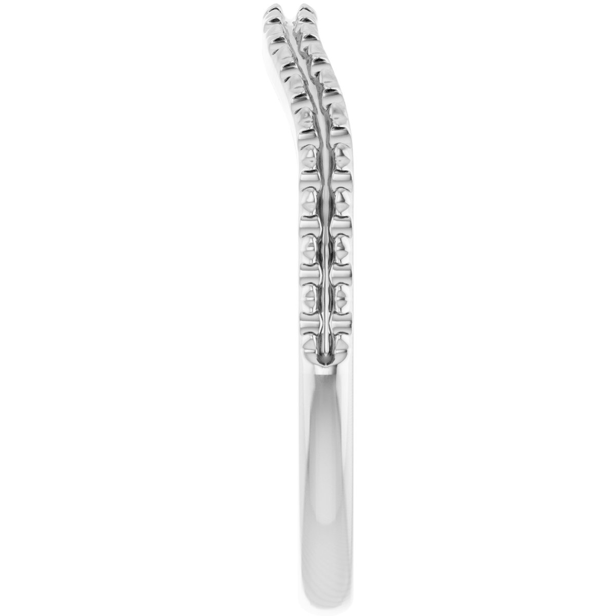 14K White Gold 1/4 CTW Natural Diamond Matching Band