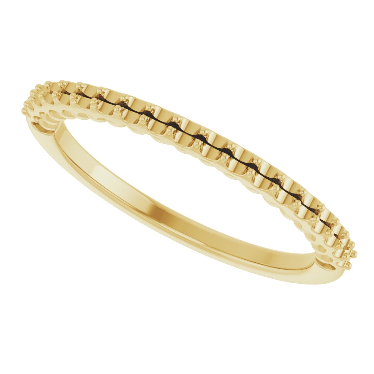 14K Yellow 1/5 CTW Diamond Band