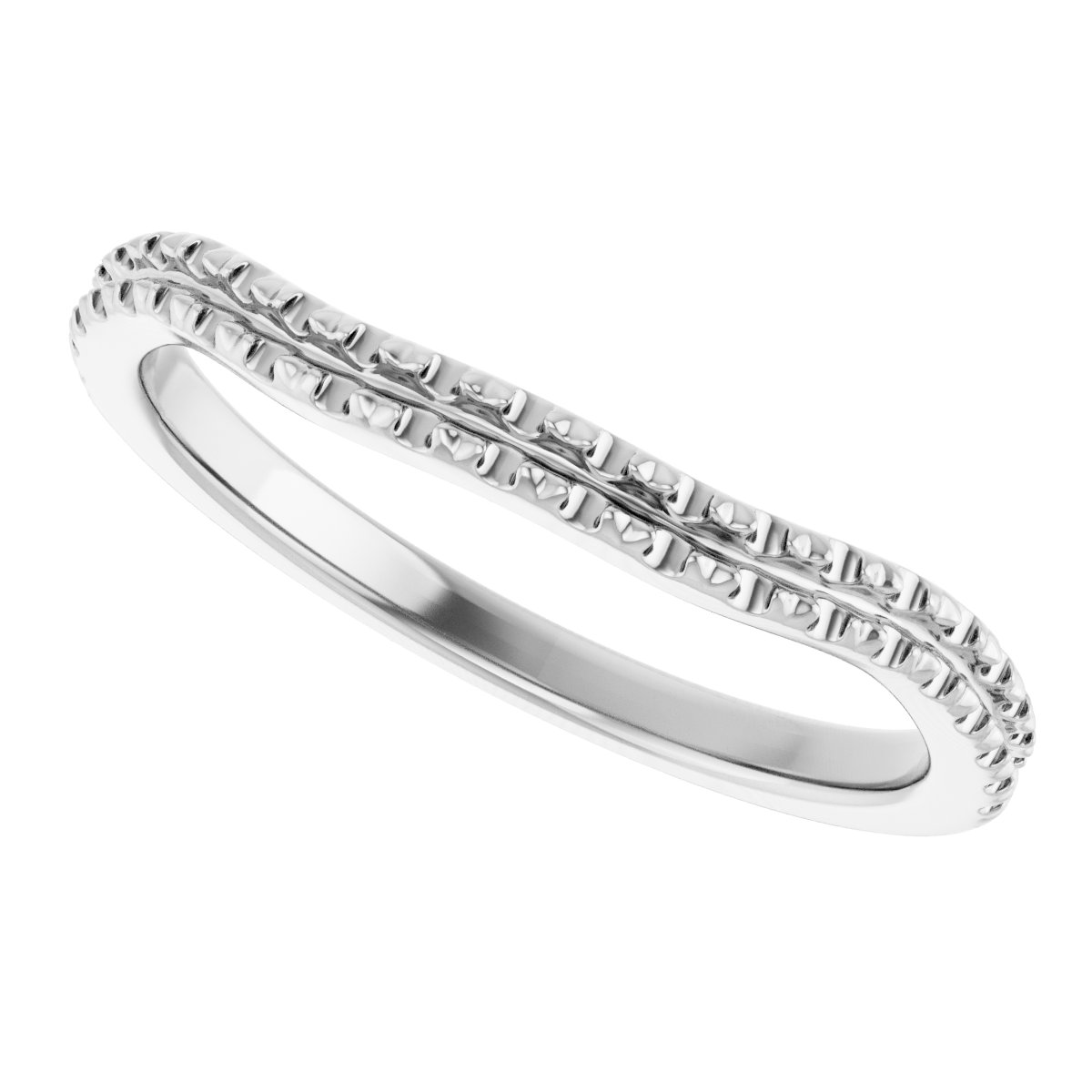 14K White Gold 1/4 CTW Natural Diamond Matching Band