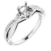 Infinity-Inspired Engagement Ring or Band  
