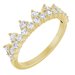 14K Yellow 5/8 CTW Lab-Grown Diamond Stackable Ring