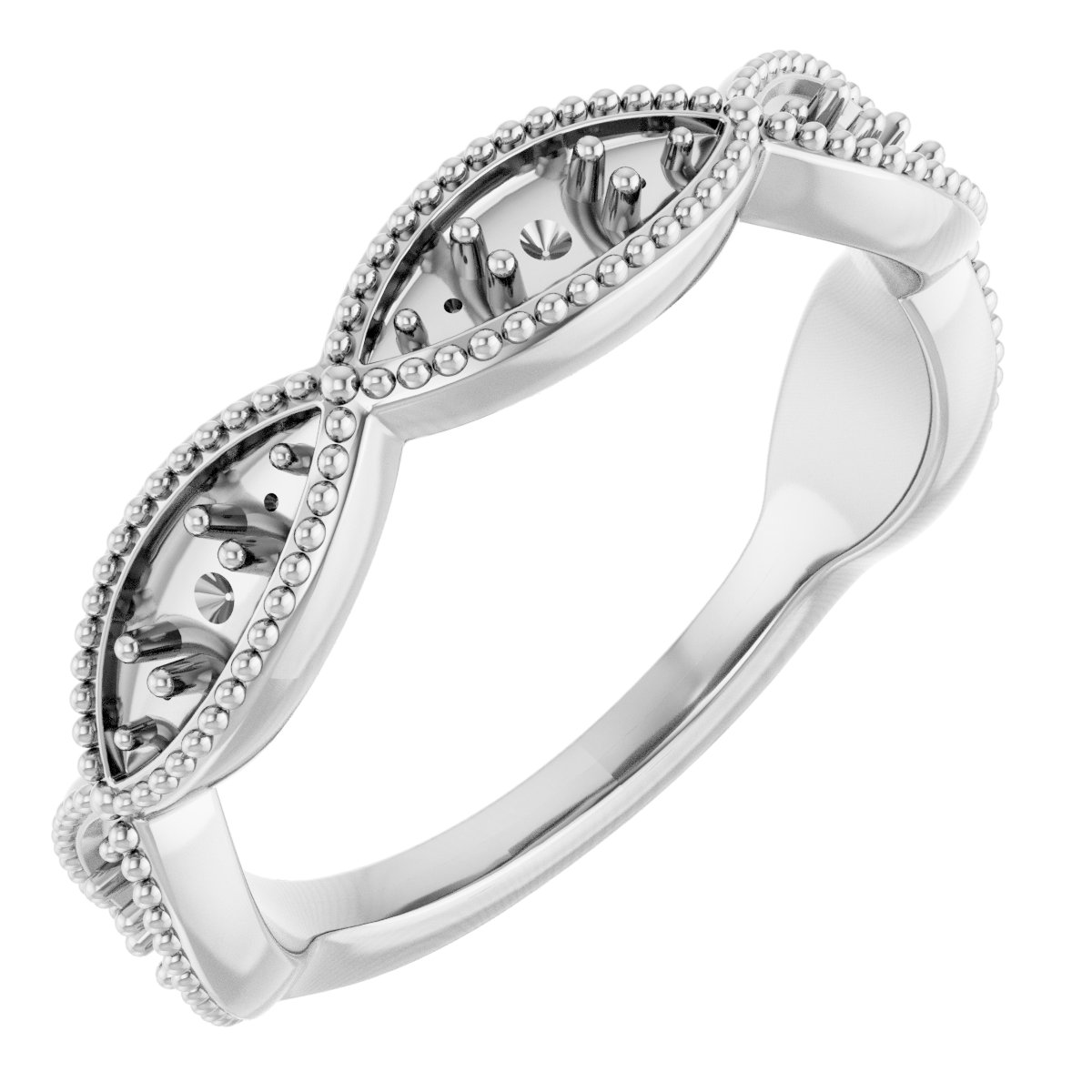 Platinum 1/2 CTW Natural Diamond Anniversary Band