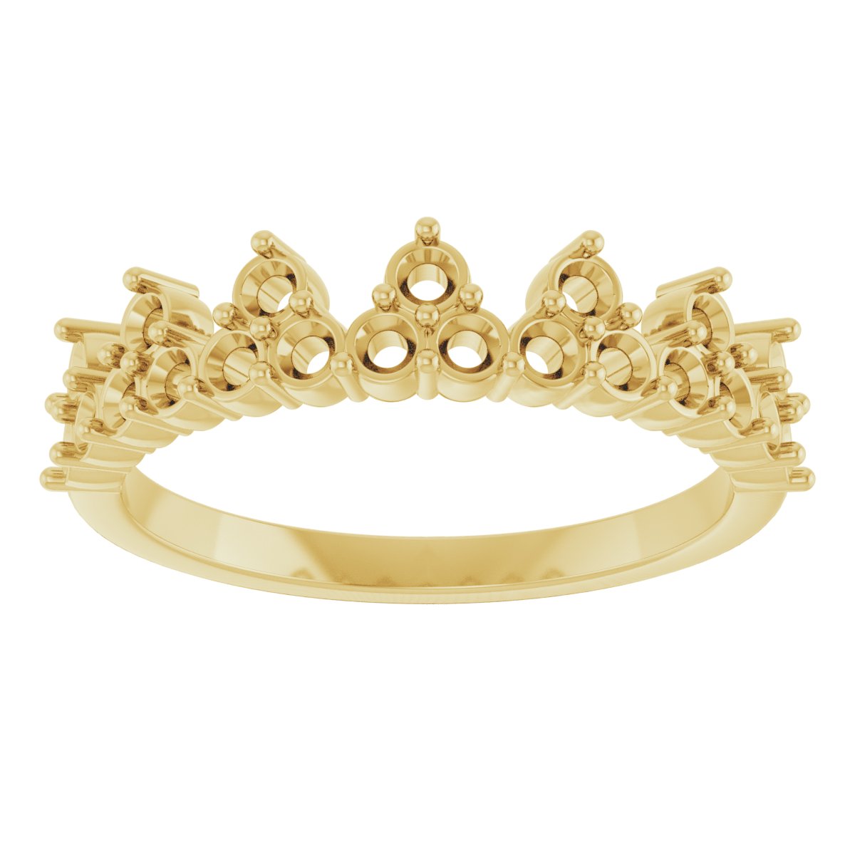 14K Yellow 5/8 CTW Lab-Grown Diamond Stackable Ring