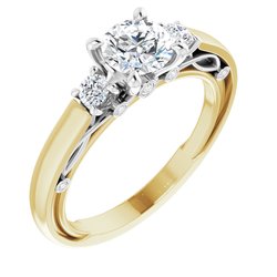 Three-Stone Engagement Ring or Band