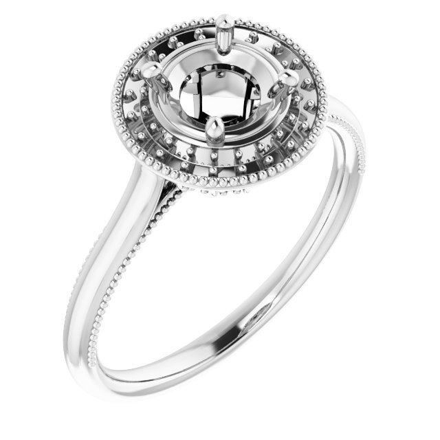 Halo-Style Engagement Ring