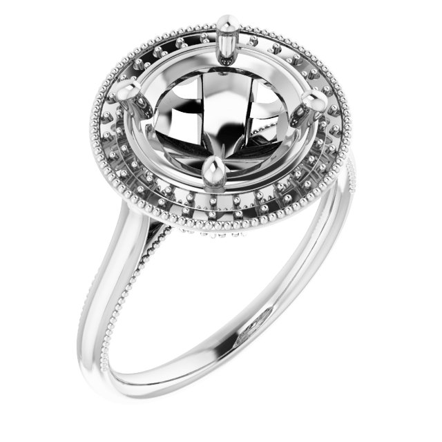 Halo-Style Engagement Ring