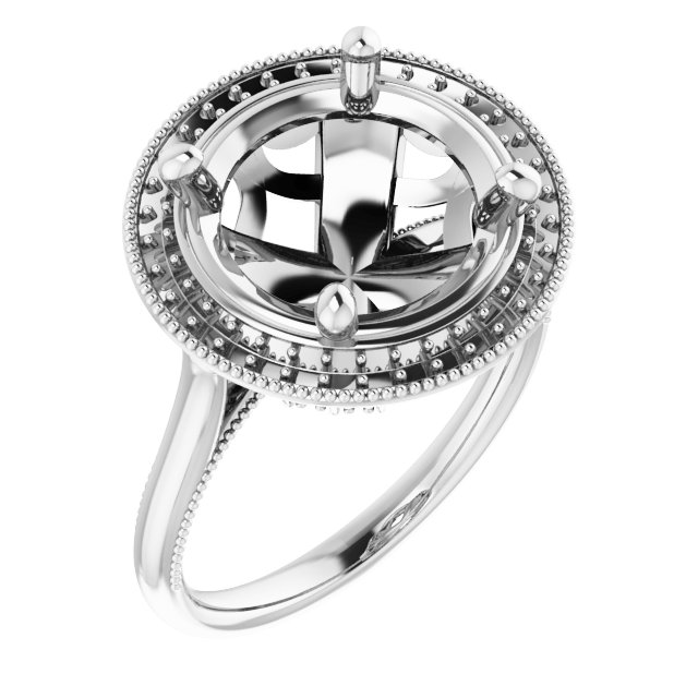 Halo-Style Engagement Ring
