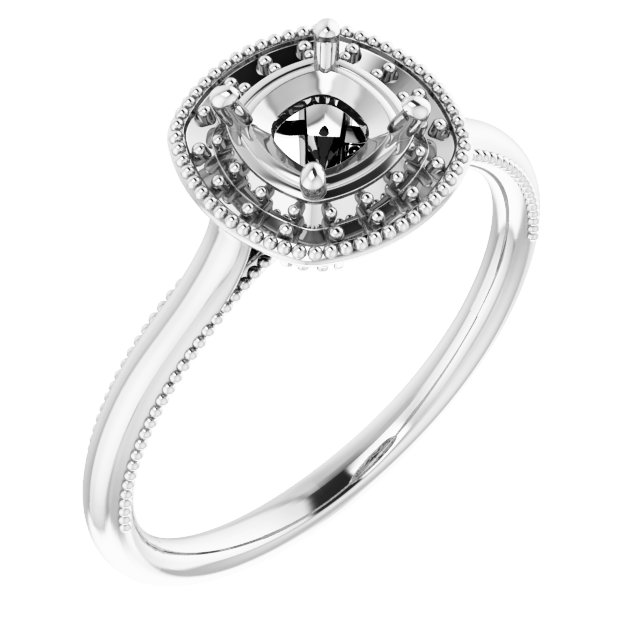 Halo-Style Engagement Ring