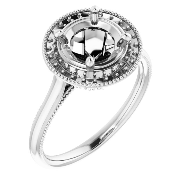 Halo-Style Engagement Ring