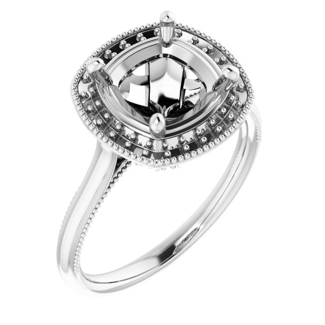 Halo-Style Engagement Ring