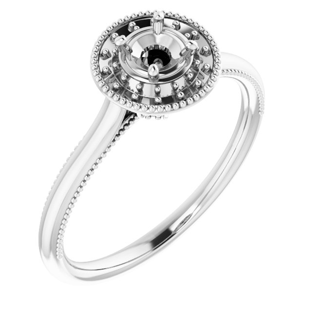 Halo-Style Engagement Ring