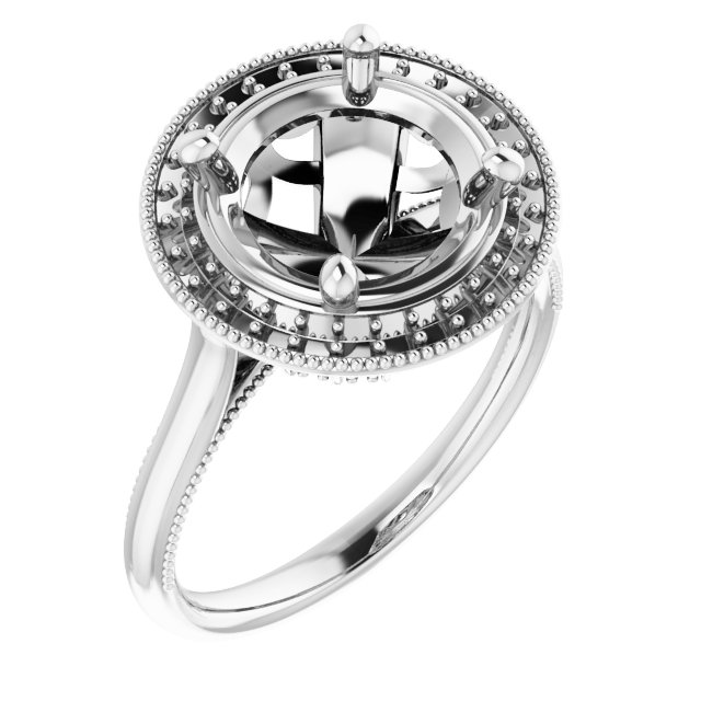Halo-Style Engagement Ring