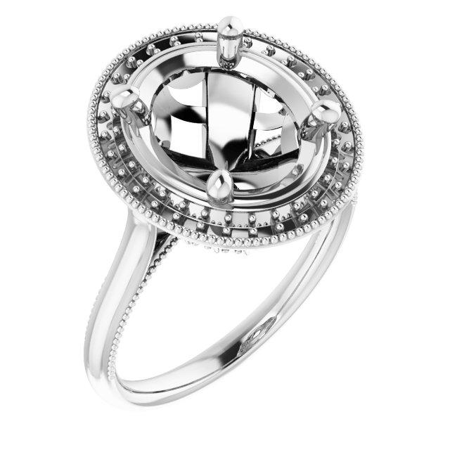 Halo-Style Engagement Ring