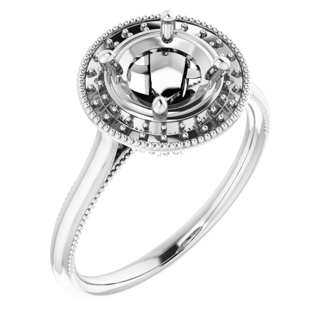 Halo-Style Engagement Ring