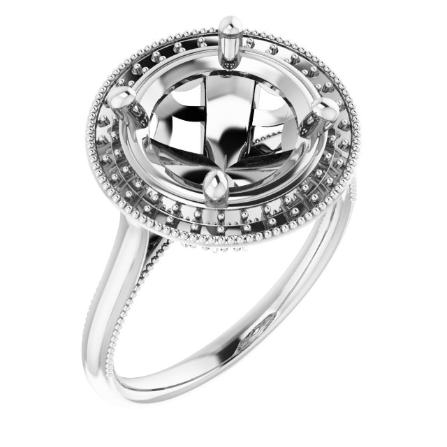 Halo-Style Engagement Ring