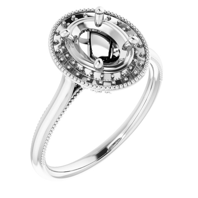 Halo-Style Engagement Ring