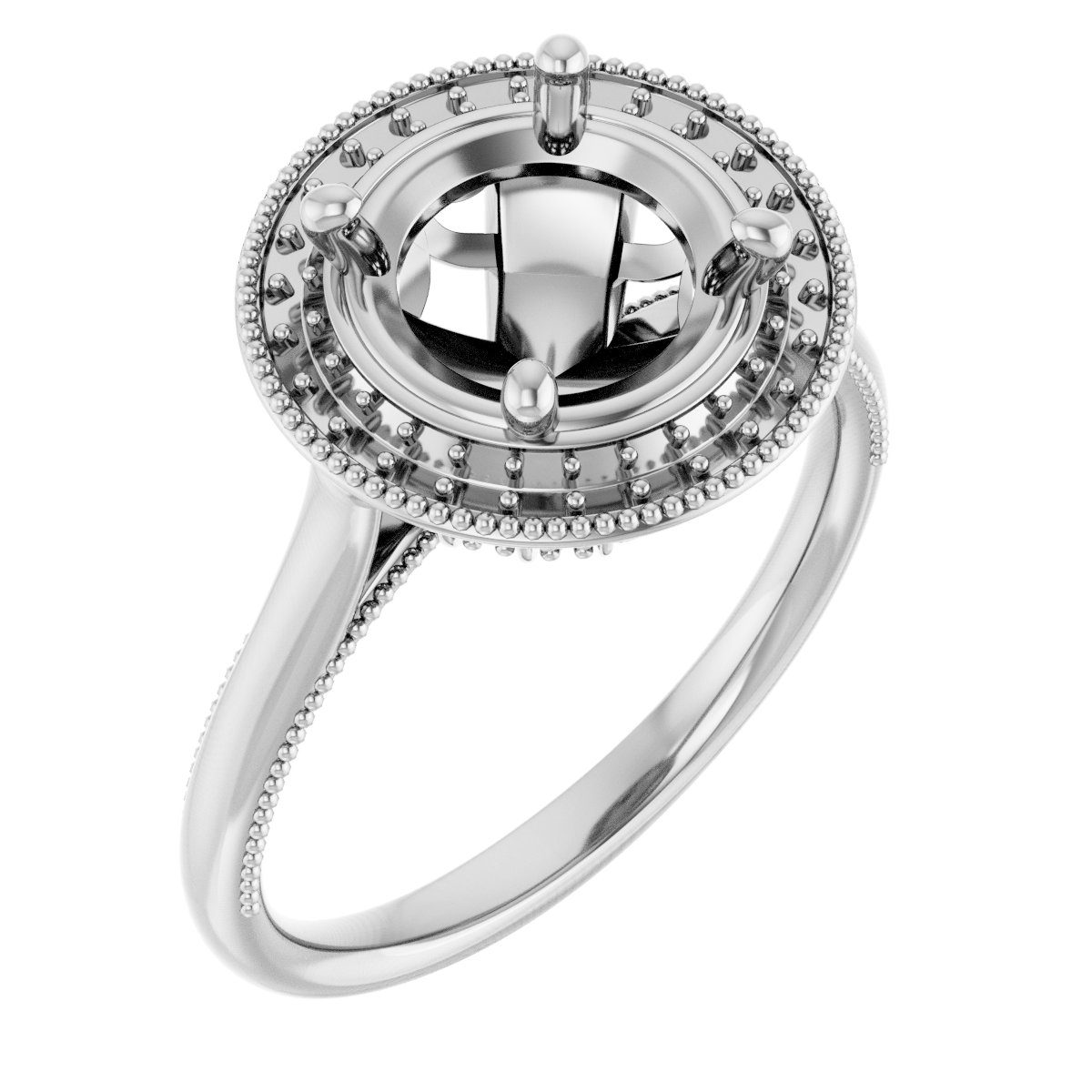 Halo-Style Engagement Ring