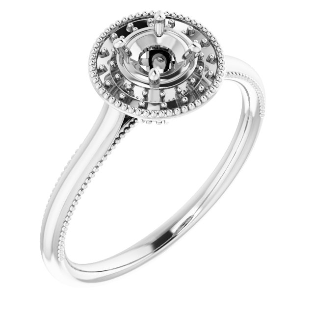Halo-Style Engagement Ring