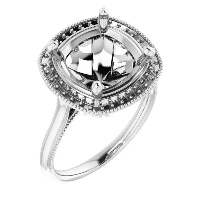 Halo-Style Engagement Ring