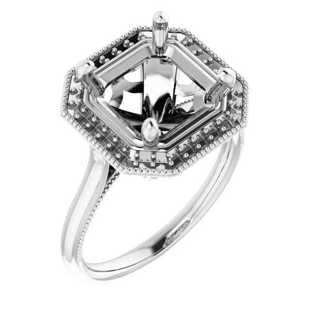 Halo-Style Engagement Ring